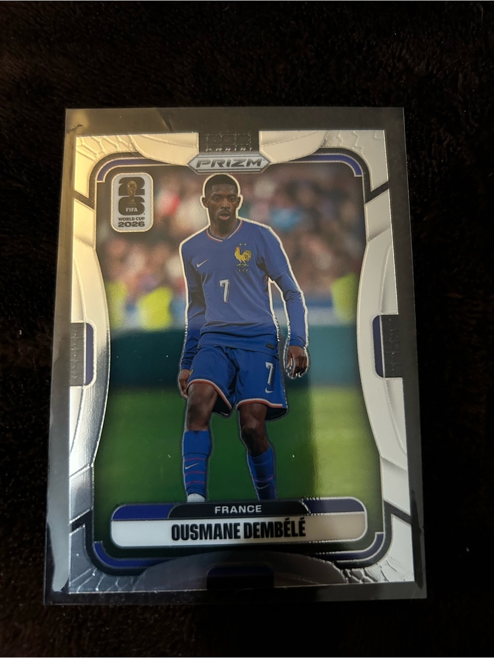Ousmane Dembélé France Soccer Trading Card - Blue